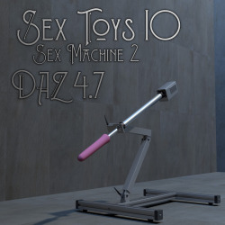 That&rsquo;s right! Another Sex Toy by  RumenD. With this product you get the Sex Machine and 3 pose presets for Genesis 2 base female and Sex Machine 2! My God what a deal! Product Requirements and Compatibility:Daz Studio 4.7  and G2 femaleNot recommend