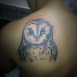 #tattoo #tatuaje #lara #barquisimeto #venezuela #tattooblack #blackink #black #blacktattoo #owl #watercolor #acuarela #sombras #lineas #liner #gabodiaz04 #ink #inked #inkedup #inklife #inkstagram