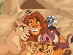 xx-junglebeatz-xx:  Not your Ordinary Family   I love this family so much!  I was listening to We are Family by Keke Palmer from the Ice Age: Continental Drift. I just thought it fit so well! You have Timon who is the adoptive father of Simba, which
