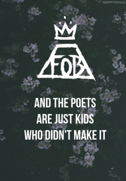 semppiternal:  I’ve Got A Dark Alley And A Bad Idea That Says You Should Shut Your Mouth, Fall Out Boy 