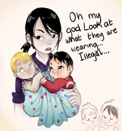 oizofu01:  brookedaninja:Sai you have no room to be talking you are literally a walking baby bag….more inosakusai family stuffhttp://inojin-clublovers.deviantart.com/