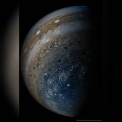 Beneath Jupiter #nasa #apod #juno #swri #msss #jupiter #planet #juno #spacecraft #spaceprobe #clouds #storms #solarsystem #universe #galaxy #space #science #astronomy
