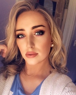 jamieoh:Loved this look 💋❤️ do you like it? 😋 #makeup #happy #eyeshadow #lips #eyebrows #blondehair #lgbt #eyes #girl #blondegirl #selfies #instadaily #instagramhub #maletofemale #mtf #trans #transwoman #transgender #youtuber #poser #pride #girlslikeus