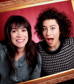 jimmysmcgill:  Abbi Jacobson and Ilana Glazer for LA Times We’re clearly nerds for our own show. - Ilana Glazer