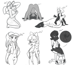 lewdstew:   Patreon Sketches (September)Done for my ŭ &amp; บ patrons. Thank you all so much for your support!Twitter | Patreon   