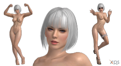 cunihinx:  Dead Or Alive 5 Last Round Christie (Hair 3) nude mod for XPS  DOWNLOAD  Notes/rants and credits are in the .txt file inside the model folder  Preview poses by elDM  I keep her hidden blade as optional item. Just in case it’s your fetish