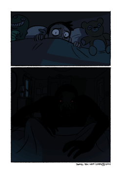 tohdaryl:  Bedtime can be a terrifying childhood experience. Based on a true story. 