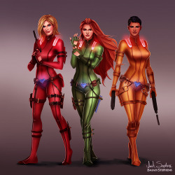 toonsforall: rule34andstuff:  Totally Spies.   Follow and like for more 