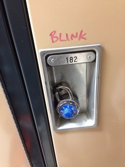 jack-o-alltrades:  hopeless-dreamer00:  reschultzed:  so i blinked that many times but nothing happened. is something supposed to happen?  nobody tell   I wonder how many small things he can fit in that locker? Probably all of them. 