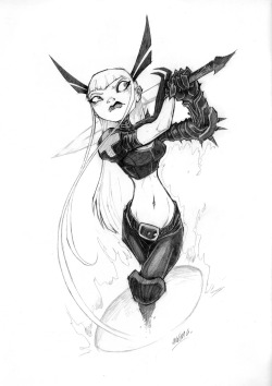 aaronalexovich:  Owed some folks some sketches, so here’s a Magik! 