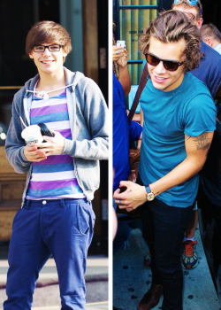  19 year old Louis &amp; 19 year old Harry                