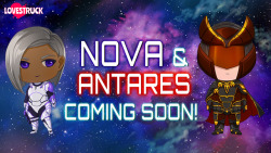 lovestruckvoltage:Nova &amp; Antares: New Starship Promise characters, coming soon!