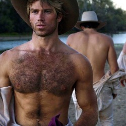 hairy-chests:  mrflmd53:  On The River  .Hairy-ChestS @hairychestsx
