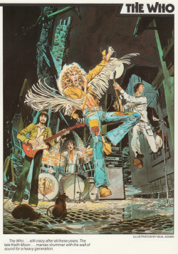 The Who, by Neal Adams. From Visions of Rock ( Proteus Books, 1981). From a charity shop in Nottingham.
