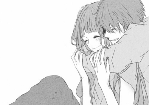 anime cuddling | Tumblr