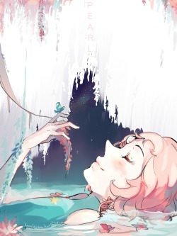 kyoukaraa:  Some Steven Universe Fanart - I LOVE PEARL-   When you left, I followed dear Ophelia,Straight into the sea,Sadly then, I did recall,That I didn’t need to breathe.