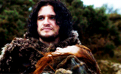 nymheria:  Jon Snow   smiling because of Ygritte&ldquo;She’s warm and smart and funny…&rdquo; 