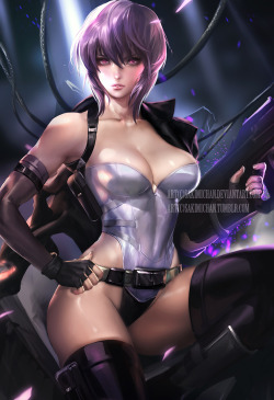 sakimichan:   Major from ghost in shell, one of my all time anime/movie.voted for nsfw for this month.NSFW PSD+high res,vidprocess etc&gt;https://www.patreon.com/posts/motoko-kusanagi-4852344   