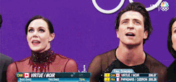 chatnoirs-baton:Tessa Virtue and Scott Moir win gold for Canada in Ice Dance