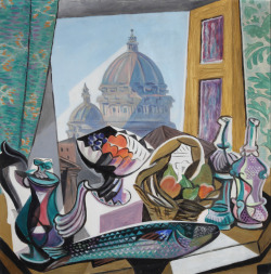 Gino Severini (1883 - 1966), Still life with St. Peter&rsquo;s Dome (1941-43)