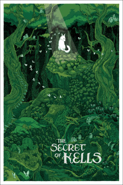 skunkandburningtires:  Jessica Seamans’ MONDO posters for The Secret of Kells and Song of the Sea.