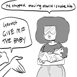 miraculoustang:i drew garnet in mom jeans with out even thinking about it it just came naturally……….teehee &lt;3
