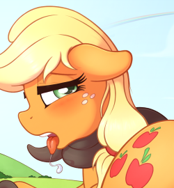 It’s my birthday today! And what better day than that to post Applejack playing innocently with some curious little tentacles??Full version of the picture is over on Derpibooru: https://derpibooru.org/1899470?q=artist:RatofDrawn, Applejack