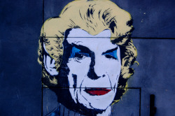 imjerryhall:  ‘Spock Monroe’ graffiti art in SoHo, NYC - art by Mr. Brainwash 