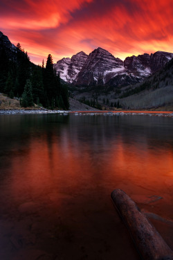 acracies:   End of the World at Maroon Bells by Chung Hu  