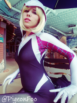 ColossalCon 2016 was wild!Self Shot image I grabbed while chilling by the wave pool as Spider Gwen! Look forward to the official Gwen shots to come. &lt;3   Suit created by Nathan DeLuca   