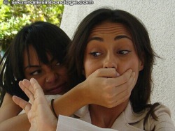 tied-well:Gia mancini kidnapped by her sister jasmine