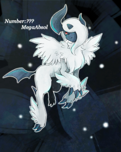 mega-absol:  by 炊き込みご飯   IF YOU DON&rsquo;T THINK MEGAABSOL IS THE COOLEST THING ABOUT POKEMON EVER THEN YOU CAN GO EAT A FUCK-OFF SANDWICH