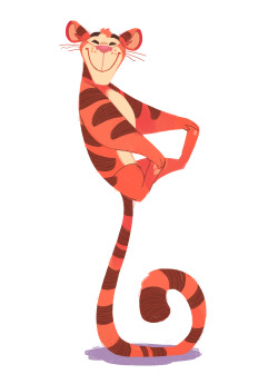 dailycatdrawings: 263: Tigger! It’s International Tiger Day and the Sketch Dailies prompt on Twitter was Tigger! Couldn’t resist.  