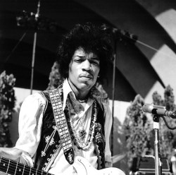  Jimi Hendrix photographed by Brian Colvil. 1967. 