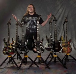 Jeff Hanneman guitar collection