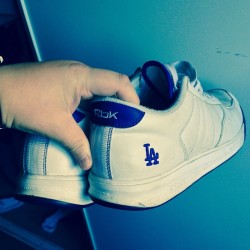 Rockin these to the game tonight #Dodgers #Kicks #kotd #dope #beatsf