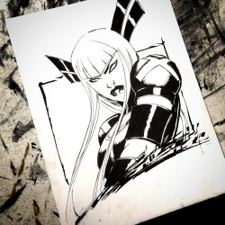 a1courier:Illyana has her grumpy face on.
