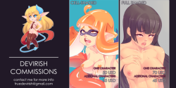 devirish:  devirish:  NOVEMBER COMMISSIONS OPEN!!! Finally! after several months my commissions are open again! this time offering 3 spots for November. 1. HawkKwha (Patreon)2. Ash Illacrimo3. FallingTide (Patreon) The service also includes the following
