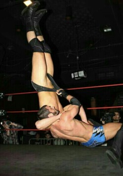 sexywrestlersspot:  Dean Ambrose getting his pubic area exposed in the indies! Fuck…so damn close to seeing his cock exposed! Follow for more hot pics of the hottest men in wrestling: http://sexywrestlersspot.tumblr.com/