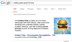tocifer:  crossmymind2:  radglawr:  zaynirl:  AFTER ALL THESE YEARS  whA T  Why did’nt plankton just googled the secret formula   im so angry i only ever wanted to know because i wanted to make a krabby patty for myself but now where the fuck am i suppose