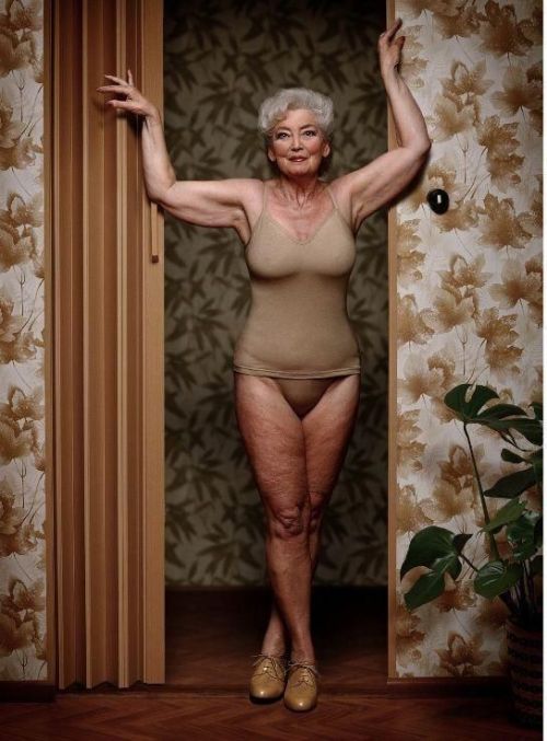 Mature grannies in sheer lingerie