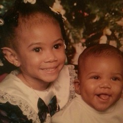 My lil sis @marell_official n my lil bro. Aren&rsquo;t  they cute!! #LoveThem