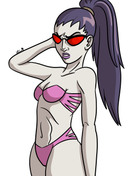 Widowmaker’s beach bod. Ignore the fact that I forgot to put a shell on my snail in the signature. Instead, go look at the more lewd version on my NSFW blog. And maybe support me on Patreon. Once I get at least one pledger, I will start posting exclusive