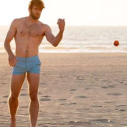 summerdiary:Preview: Colby Keller in Mr. Turk on Venice Beach CA by Wadley Photography … coming soon on www.summerdiaryproject.com