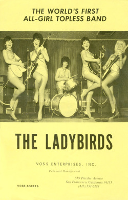 metalonmetalblog: Before “Amanda” fused porn and metal in Rockbitch, catching Europe with their pants down- there were the Ladybirds. The origins of the Ladybirds is vague at best. Although most sources claim they “hailed from New Jersey” there