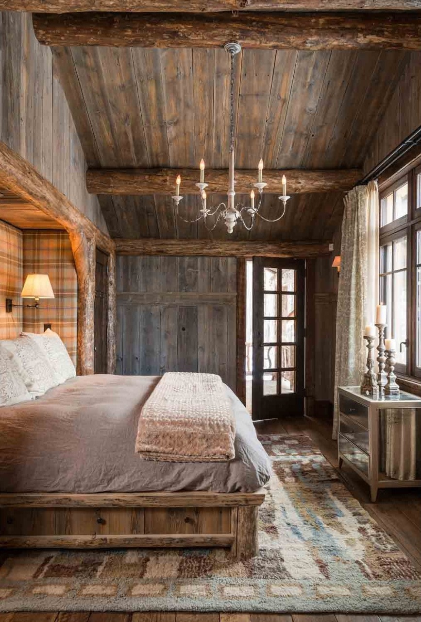 Mountain Inspired Rustic  Bedrooms  That Have A Relaxing Feel