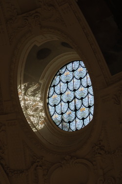 50x70cm: agnes-briosch:stained glass window at petit palais, paris. 