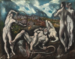El Greco (Dominikos Theotokopoulos; Duchy of Candia 1541 - Toledo 1614); Laocoon, 1610-14; oil on canvas, 172 x 137 cm; National Museum of Art, Washington D.C.