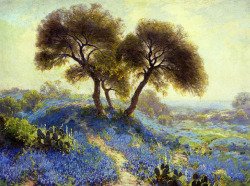 marquayrol:  “A Spring Morning, Bluebonnets, San Antonio,” Robert Julian Onderdonk, 1913; View In High Resolution. 
