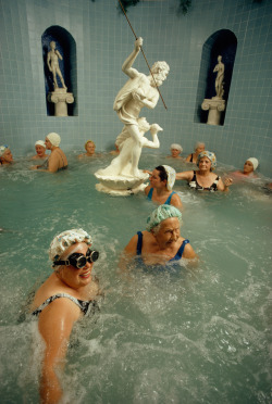 natgeofound:Women enjoy the benefits of a heated whirlpool in Saint Petersburg, Florida, 1973.Photograph by Jonathan Blair, National Geographic